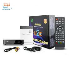 DVB-T2 Tv Box HD Digital U2C Set-top Box with USB & HDMI Interface DVB T2 TV Receiver Support MPEG4 H.264 Russian Free Shipping