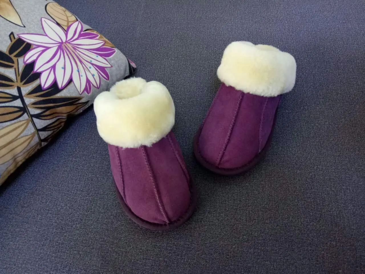 Австралийские мужские и женские толстые теплые домашние Нескользящие зимние сандалии унисекс с натуральным овечьим мехом натуральный мех