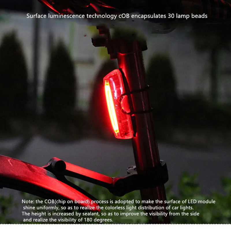 Discount GUB M-59  MTB road Micycle Rear Light  USB Charge LED Bike Safety light Cycling Automatic Brake Induction Taillight 500mAH 2