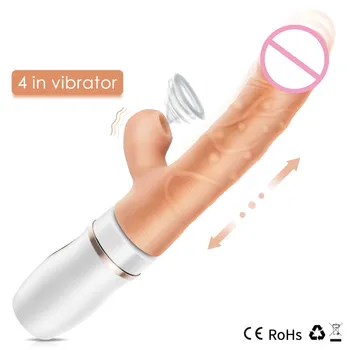 Heating Thrusting Big Dildo Vibrators for Women Magic Wand Body Massager Sex Toy For Woman Clitoris Stimulate Female Sex Product super wild big black dildo to sex machine sex gun made from medical silicone for women demanding female sex product sex toy