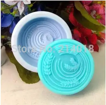 

Free shipping lily of the valley modelling silicon 3D soap mold Cake decoration mold Cake mold manual Handmade soap mold