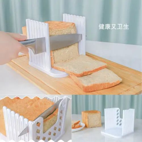 

New Bread Slicer Cutter Mold Maker Slicing Cutting Guide Loaf Toast Kitchen Tools