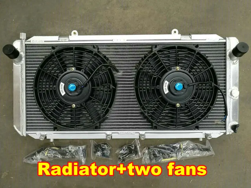 Aluminum RADIATOR&Fans FOR TOYOTA MR2 MR 2 SW20 2.0 REV1 REV2 REV3 TURBO N/A 90 99 91 92 93in