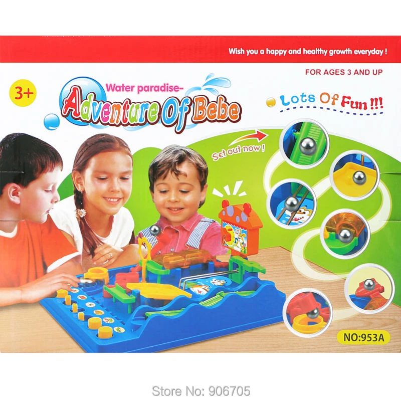 Water Paradise Adventure Of Bebe Beckham Adventures Montessori Desktop Pass Through The Task Board Games Educational Toys Educational Toys Game Educationtoys Educational Aliexpress