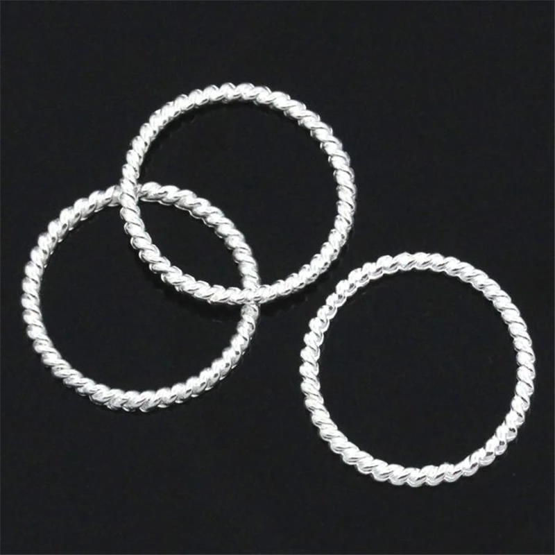 DoreenBeads закрытые кольца для разъемов/подвески ювелирные изделия серебристые