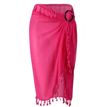 JAYCOSIN Женская юбка с кисточками Солнцезащитная шаль пляжный купальный костюм-накидка юбки купальник для женщин юбка мода лето