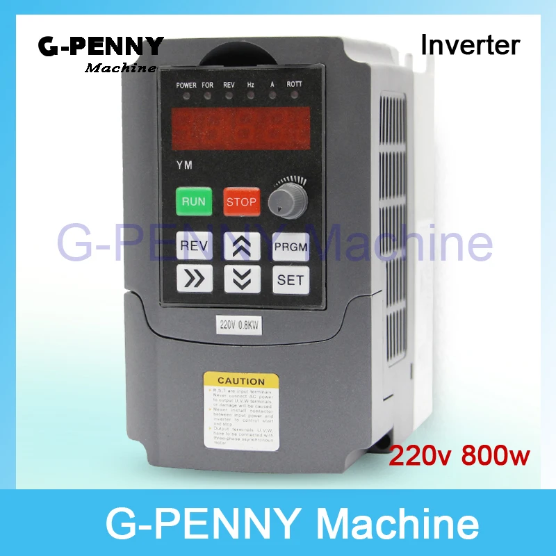 

220v 800W VFD Variable Frequency Drive VFD Inverter 1HP Input 3HP Output CNC spindle motor Driver spindle motor speed control
