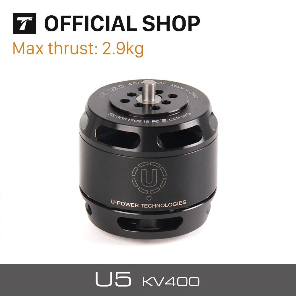 New Tmotor Upower Series U5 Kv400 Outrunner Brushless Motor For Fpv