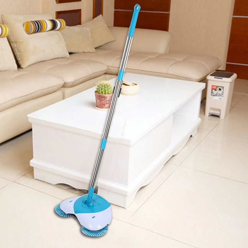 Koop Magic Bezem 360 Graden Draaibare Veegmachine Lange Handvat Hand Push Bezem Veegmachine Vloer Stof Kattenbakvulling Thuis Cleaner Gereedschap