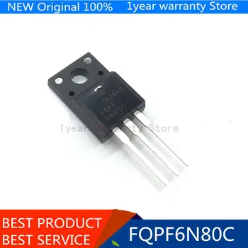 

100% new imported original FQPF6N80C 6N80 TO-220 field effect transistor 5.5A 800V
