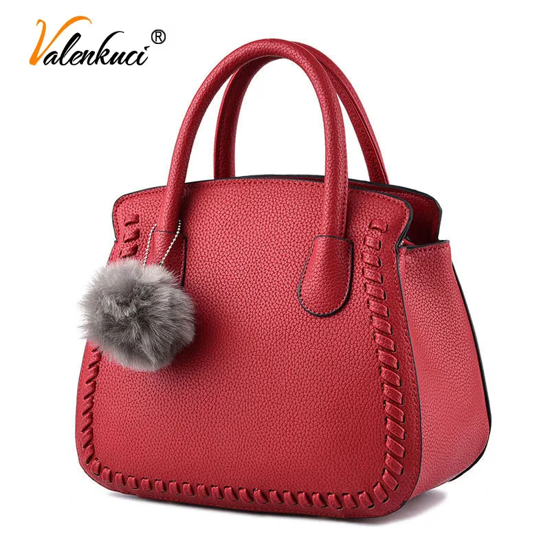 Valenkuci women leather handbags women messenger bags designer handbag