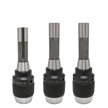 

high-precision one-piece CNC drill chuck handle the (1-16MM) APU16 R8 APU13 7/16"heavy self-tightening drill chuck 1-13 mm