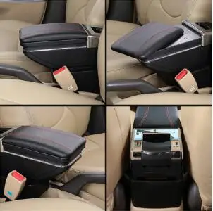 Centre Console Storage Box For Geely MK 2008-2013 Armrest Arm Rest Rotatable 2009 2010 2011 2012 ACQ 
