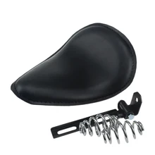 New Black Motorcycle Solo Seat 3 Spring Bracket For Harley Sportster XL Chopper Bobber Yamaha Suzuki