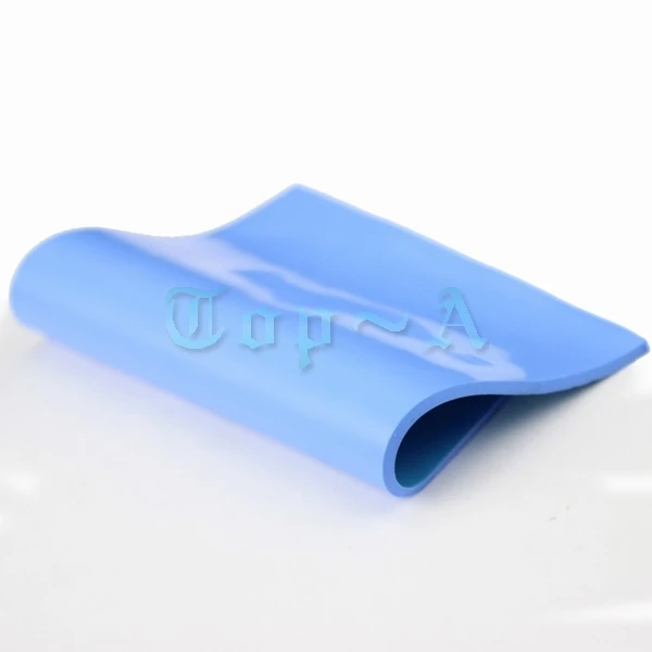 5 шт. 100x100 мм 2 мм синий кремния проводящие pad 100x2 мм Термальность Соединения колодки для радиатора охлаждения Cooler Вентилятор