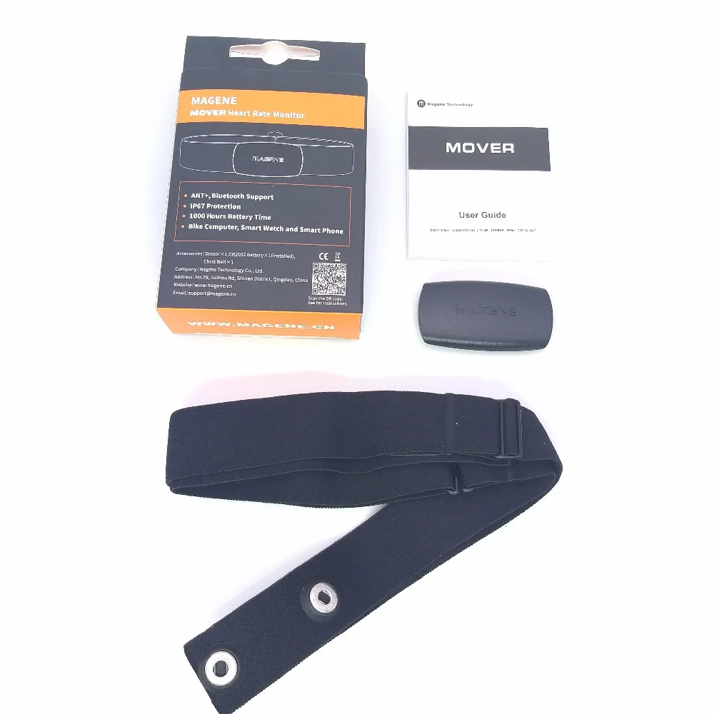 

MAGENE MHR10 Cycling Heart Rate Sensor Running Fitness Monitor Chest Strap Support Bluetooth ANT+ For GARMIN Bryton IGPSPORT