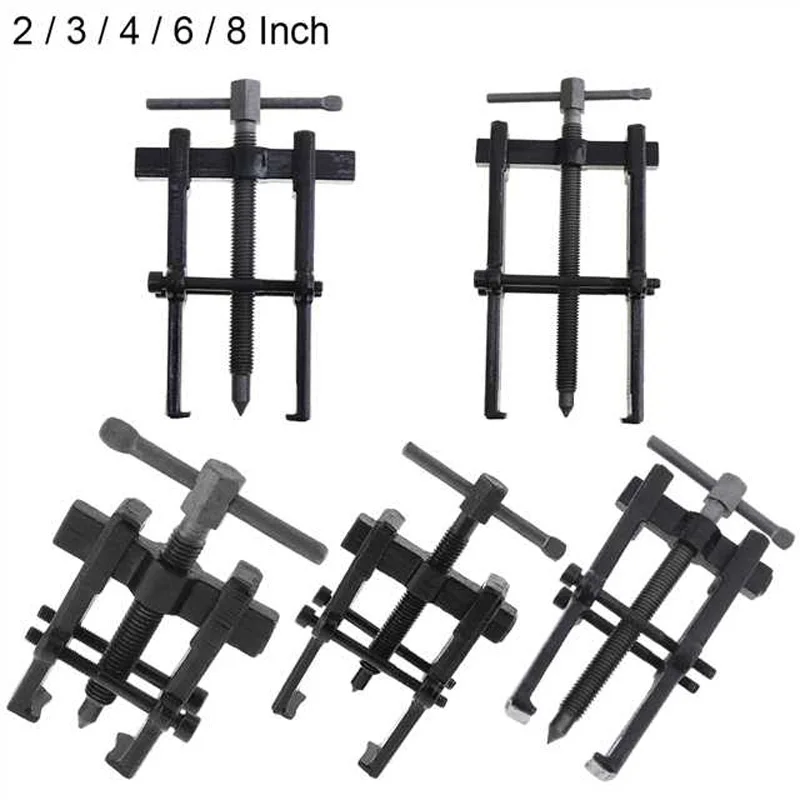 2/3/4/6/8 дюймовый черный два коготь Съемник отдельные подъемное устройство тянуть подшипник автомеханик ручные инструменты для обслуживания подшипников