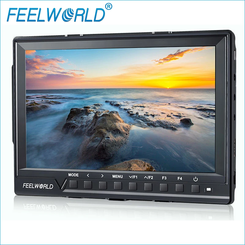 

Feelworld FW760 7 Inch IPS 4K HDMI Full HD 1920x1200 Camera Monitor for DSLR with Peaking Focus Assist Histogram Zebra Exposure
