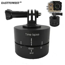 Go Pro Accessories 60 Munites 360 Degree Panning Rotating Time Lapse For DSRL Gopro Hero 4 3 Xiaomi Yi SJ4000 Action Camera