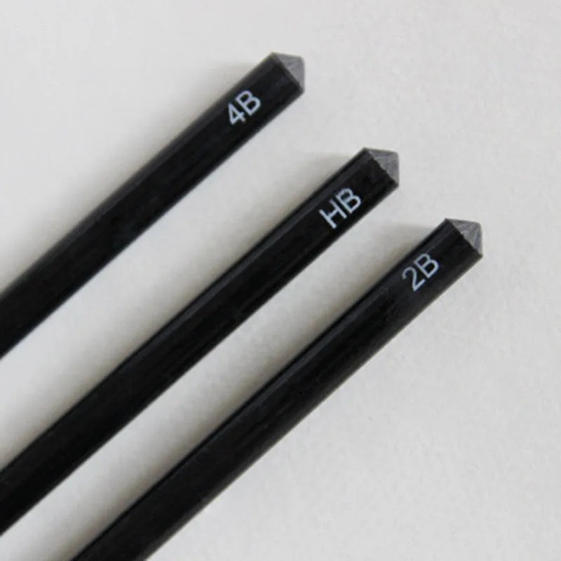 

Professional 3Pcs Black Sketch Charcoal Pencils Standard Pencil Drawing Pencils Set For School Tool Painting Art Supplies