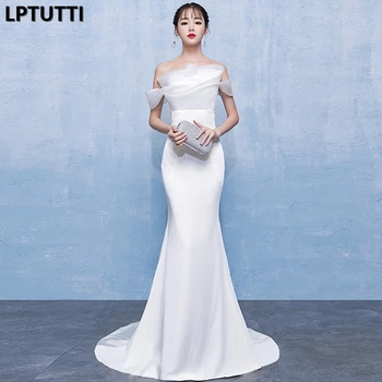

LPTUTTI Ruched Sequin New For Women Elegant Date Ceremony Party Prom Gown Formal Gala Events Luxury Long Evening Dress