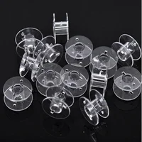 OZXHIXU AA7650 25Pcs Clear Plastic Sewing Machine Bobbins Spools & Storage Box - Image 5