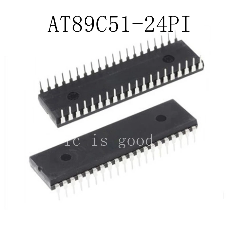 50pcs lots AT89C51 24PI AT89C51 24PU AT89C51 DIP 40 New original IC In Stock