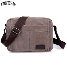 Toile Homme Sac Célèbre Marque de Haute Qualité Hommes Sacs Messenger 2017 Promotion Épaule Toile Sacs À Bandoulière Vintage Sacs Pour hommes