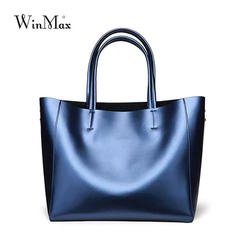 

Pearl colors 8 Genuine Leather Women handbag Luxury Brand Ladies Shoulder Bag Large Female Real Leather Tote bag Top-handle Bag
