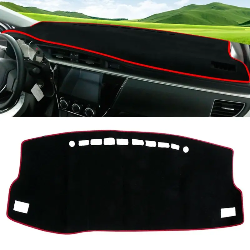 

Car Dashboard Carpet Mat Non-Slip Sun Shade Cover Pad For TOYOTA COROLLA Anti-Reflective Decoration