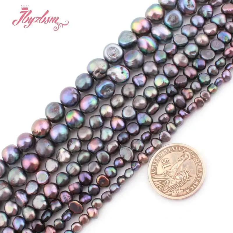 Бусины из пресноводного жемчуга 3 4 5 9 мм нитка 7 8 дюйма|bead strands|stone beadsbeads free shipping |