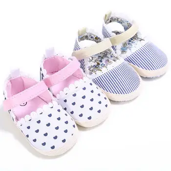 

PUDCOCO Hot Newborn Baby prewalk Fabric Soft Sole Lovable Girls Boy Toddler Handmade Crib Casual Shoes