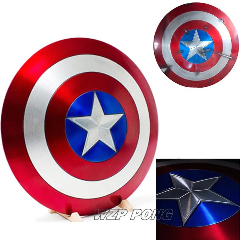 Avengers 1:1 Captain America alloy Shield Cosplay Party Model Collection Action Figure Toys Birthday Gift