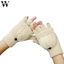 Перчатки Модные женские зимние перчатки без пальцев бежевые перчатки для вождения и теплые зимние 4 Oct19