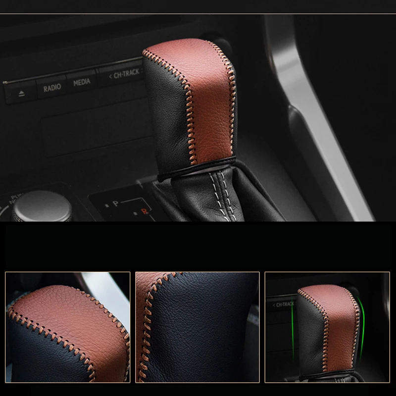 Кожаный чехол Nappa для LEXUS NX автомобиля на ручку переключения передач крышка ручки
