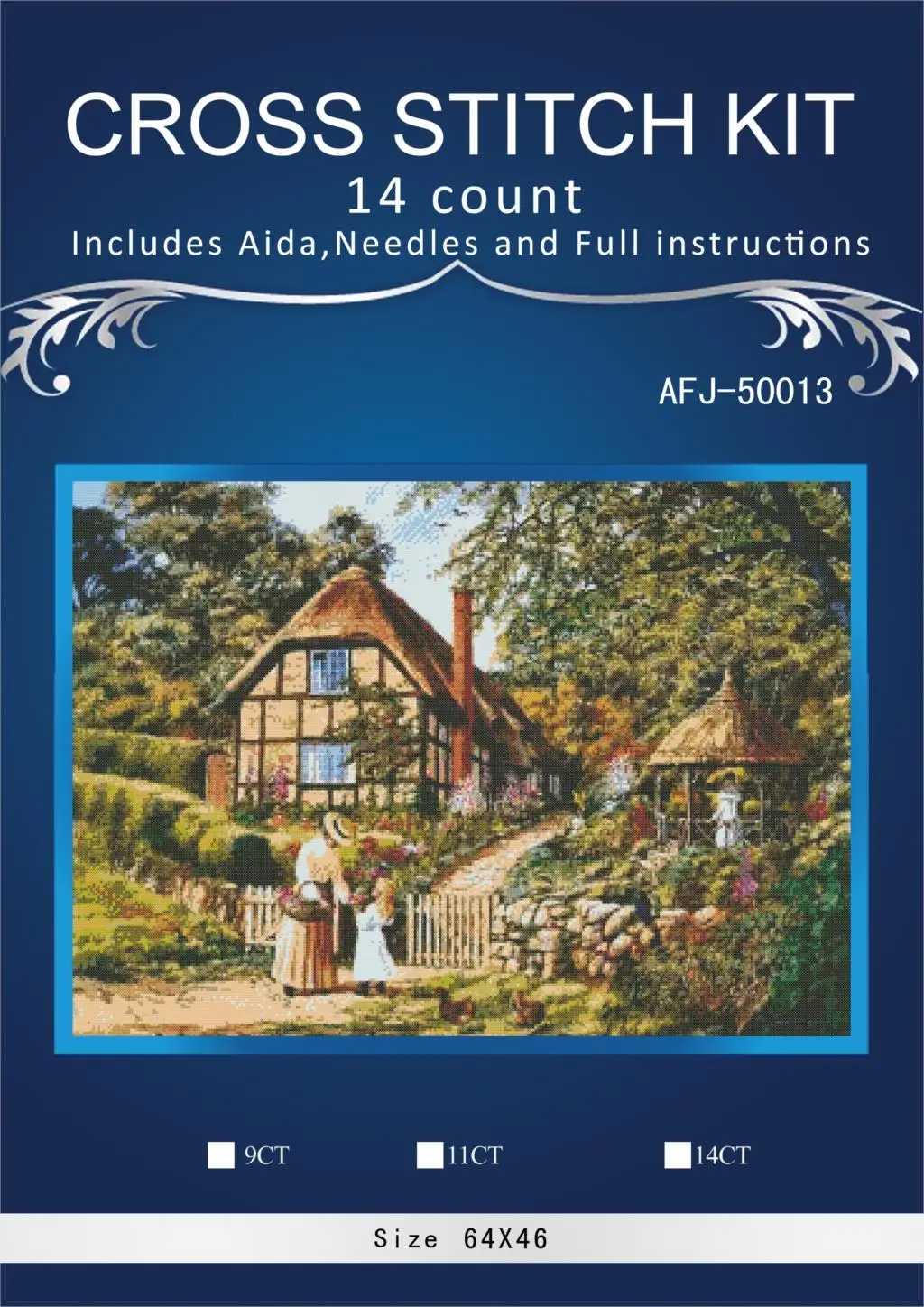 

11/14/16/18/27 Cross stitch Set Lovely Counted Cross Stitch Kit Famer working embroidery dim DMC ANCHOR