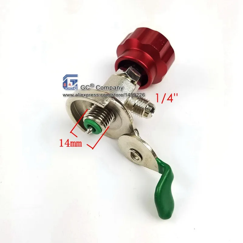 R134A R22 R404A R410A R600A A/C Refrigerante Può Rubinetto Valvola Di Erogazione Aria Condizionata