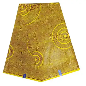 

African ankara fabric ghana real wax print 100% cotton fabric high quality for women party dress