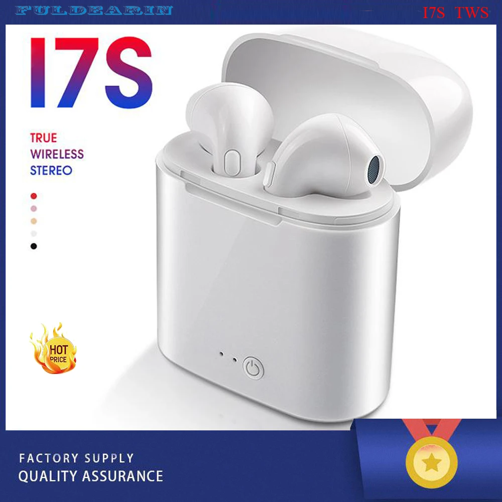 

2019 New I7S Tws Wireless Bluetooth Earphone Earbuds fone de ouvido sem fio Headsets with mic for Phone iPhone Xiaomi Samsung