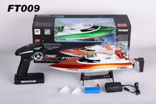 Freeshipping Feilun FT009 2 4G 4CH RC Racing Boat Water Cooling System Self righting 30km h