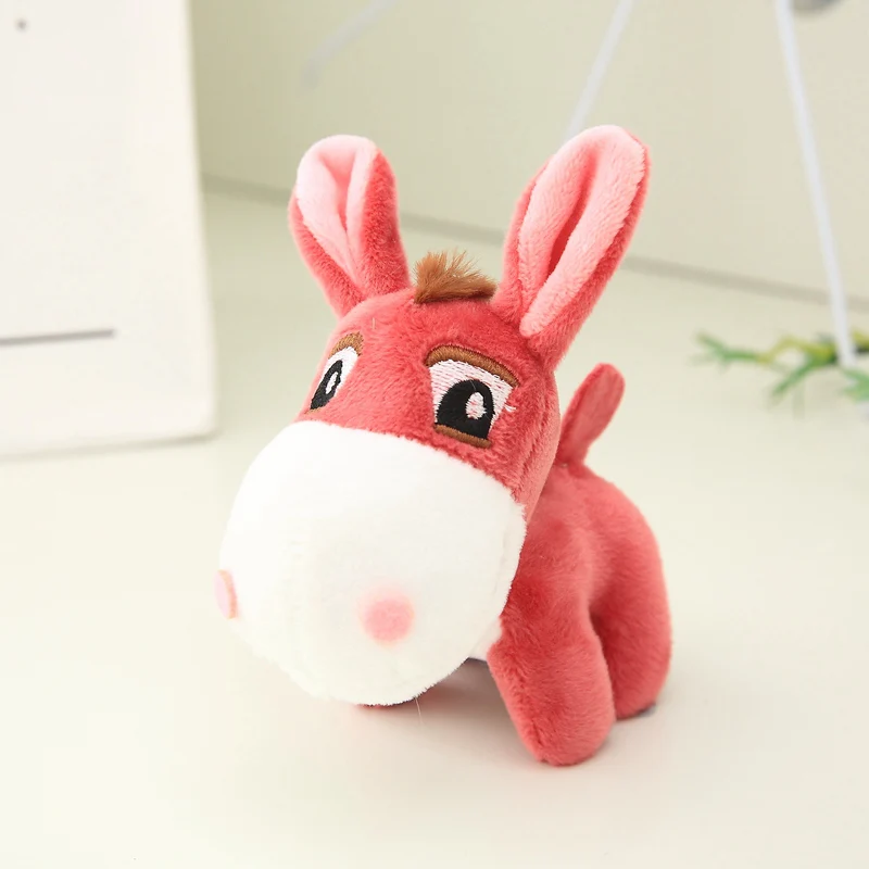 10 см Kawaii маленький плюшевый Ослик Игрушки милый мини кулон мягкие животные Кукла