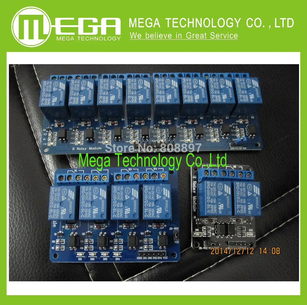(relay module Kit) With optocoupler 2 channel relay modules 5V ,4 channel relay module,8 channel