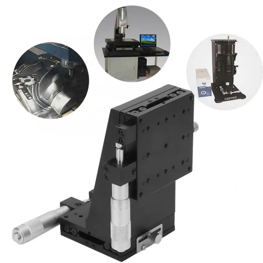 

SEMXZL80-AS XZ Axes Trimming Platform Linear Stage Bearing Linear Cross Guide Large Load Slide Table 80*80mm