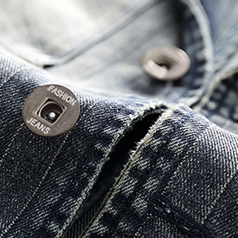 Английские винтажные мужские джинсовые куртки, брендовый дизайнерский мужской джинсовый костюм для больших и высоких, куртка и пальто размера плюс 3XL, Мужское пальто C1479