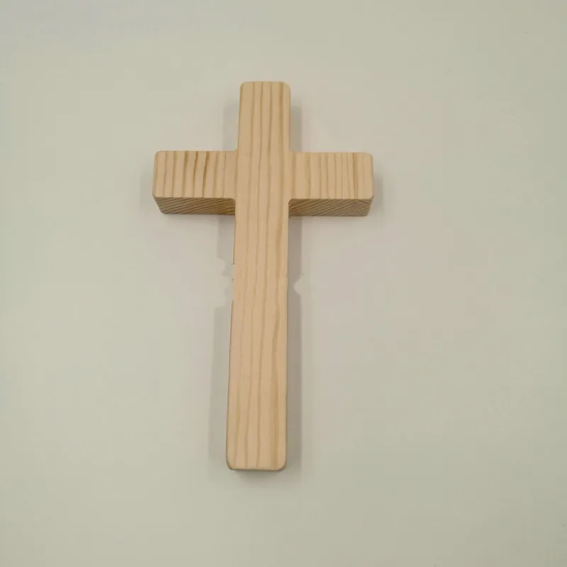 

Pine Small Cross Wood Color Prayer Home Wall Hanging