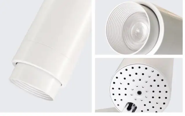 Faixa de Luz Trilho de Alumínio Ângulo de Luz Linhas de Fundo Levou Lâmpada Pista Teto Ajustável 3 Elétrico Holofotes 240 v 36 w Cob 7 Iluminação do percurso