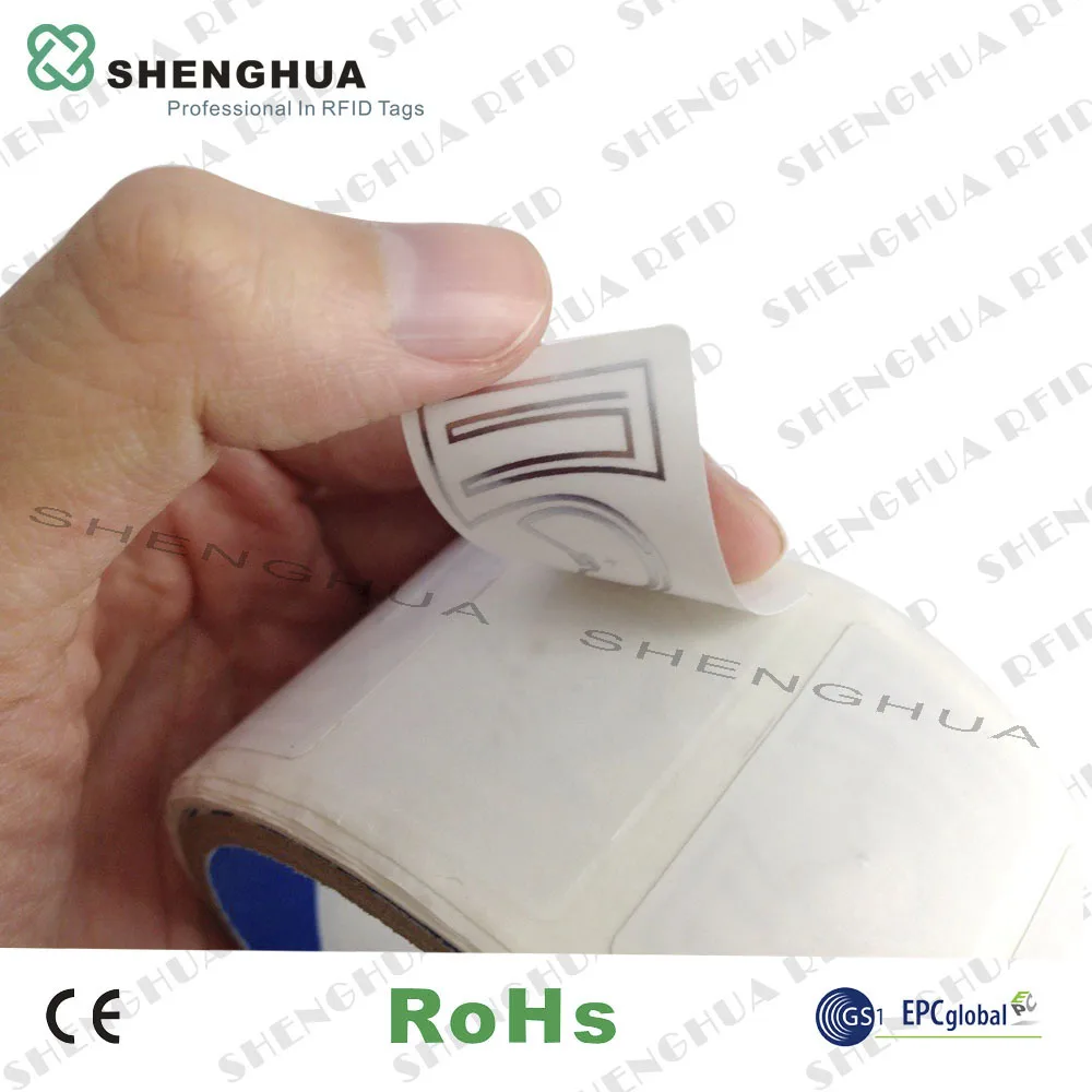 1000 шт./roll для печати читаемым UHF RFID, смарт-тег Чужеродных H3 Чип высокая производительность пассивный rfid метки Стикеры