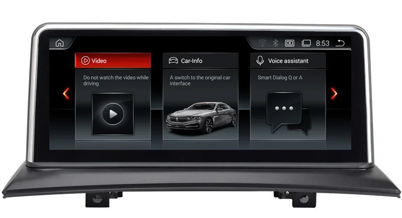 Clearance ID6 10.25" Android 7.1 Car Multimedia Player GPS Navigation for BMW X3 E83 2004-2009 with BT DVD SD USB AUX WiFi 4Core 1280*480 1