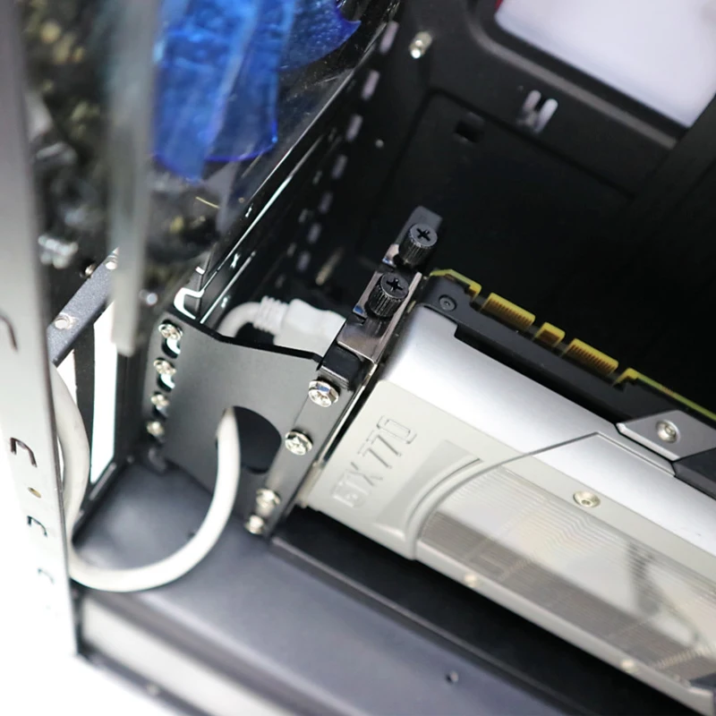 Вертикальный держатель для видеокарты FormulaMod с удлинителем PCI Express встроенный