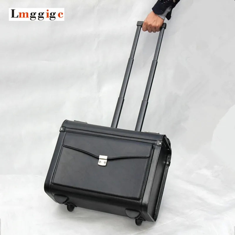 Equipaje de cabina mejorado, caja de personal de vuelo, bolsa de comercial, maletas de viaje con contraseña Unisex, de llevar- - AliExpress Maletas y bolsas